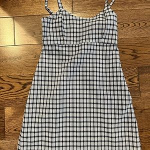 Hollister dress, plaid spaghetti strap